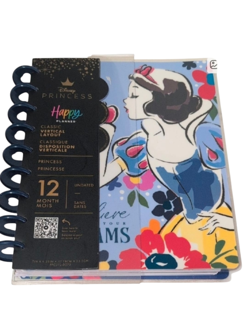 The Happy Planner Disney Princess Classic Planner Vertical Layout Undated